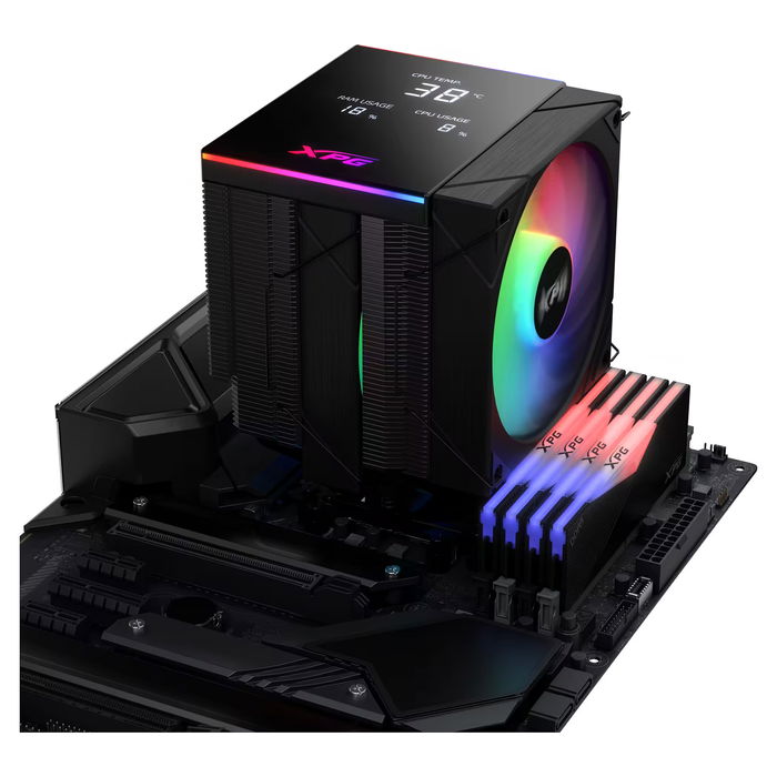 ADATA XPG Maestro Plus 62DA Ventilador Refrigerador CPU Air Cooler 12cm 4 Tubos de Calor ARGB Negro 220W TDP PWM