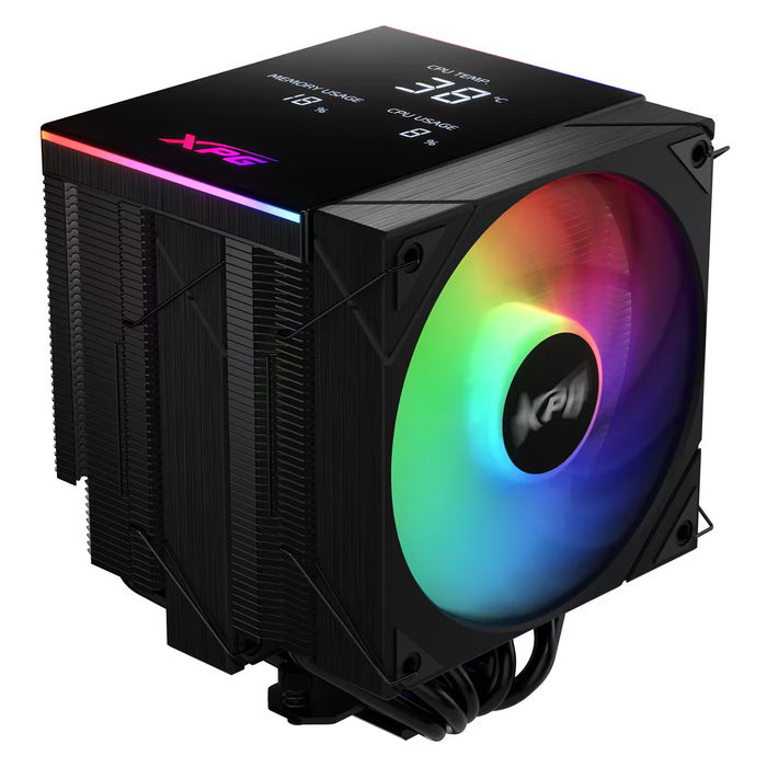 ADATA XPG Maestro Plus 62DA Ventilador Refrigerador CPU Air Cooler 12cm 4 Tubos de Calor ARGB Negro 220W TDP PWM