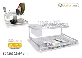 Confortime Escurreplatos Alluma 39.5 cm x 32.5 cm x 19 cm (6 Unidades)