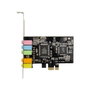 MicroConnect MC-CMI6CH-PCIE Tarjeta de Sonido PCIe 5.1 Canales para PC, Audio Envolvente para Juegos, Películas y Música