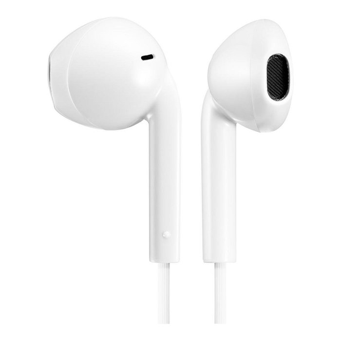 JVC Auriculares Intraurales Alámbricos HA-F17MWU Blanco para Llamadas y Música, Frecuencia 8-20000 Hz, 5 g, Control en Cable