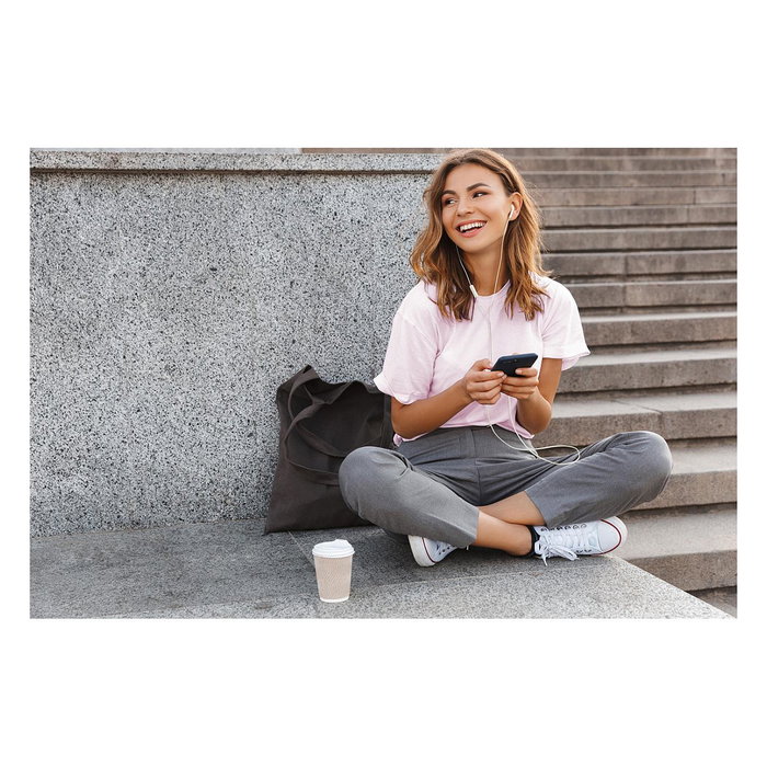 JVC Auriculares Intraurales Alámbricos HA-F17MWU Blanco para Llamadas y Música, Frecuencia 8-20000 Hz, 5 g, Control en Cable