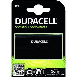 Duracell Batería de iones de litio DR5 2600 mAh para Sony NP-F330, NP-F550