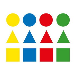 Gomets Apli Bolsa 12H Removibles Figuras Geom.Grandes (Cl.,Tr.,Cd.) 4 Col.Surt.(Am-Az-Rj-Vd) 468 Uds. (11109) (Set de 10)