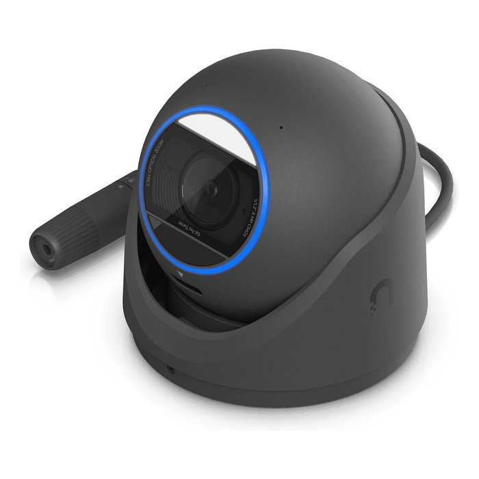 Ubiquiti G6 Pro Turret Cámara IP Seguridad Exterior Interior 8MP 4K 2.36x Zoom Óptico PoE+ Visión Nocturna IP66