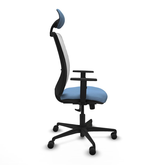 PIQUERAS Y CRESPO Silla de oficina Zulema Azul cielo y Blanco PIQUERAS Y CRESPO Silla de oficina Zulema Azul cielo y Blanco
