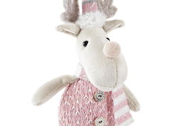 DKD Home Decor Decoración Colgante Navidad Fantasia Verde Rosa Pack 12 Unidades 9 x 20 x 13 cm