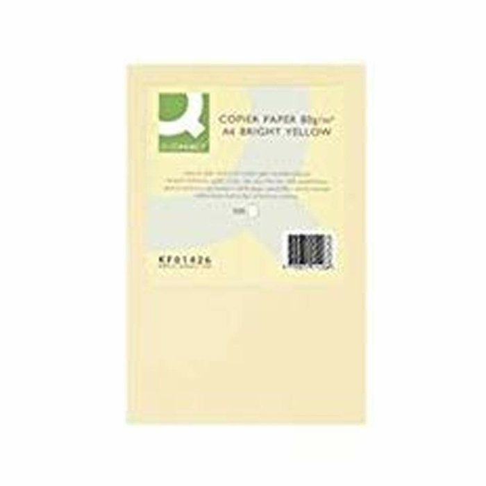 Q-connect Papel de color Din A4 80g Crema (500 hojas)