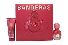 Antonio Banderas The Icon Pour Femme Gift Set 50ml EDP + 75ml Body Lotion