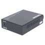 Intellinet 507349 Convertidor de Medios Gigabit Ethernet 1000Base-T a 1000Base-LX, Fibra Monomodo 1310nm, 20km, Negro