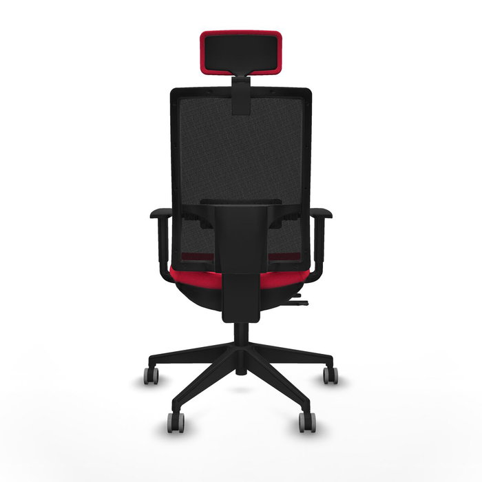 PIQUERAS Y CRESPO Silla de oficina Horna con mecanismo Sincro/Traslack, Rojo y Negro PIQUERAS Y CRESPO Silla de oficina Horna con mecanismo Sincro/Traslack, Rojo y Negro