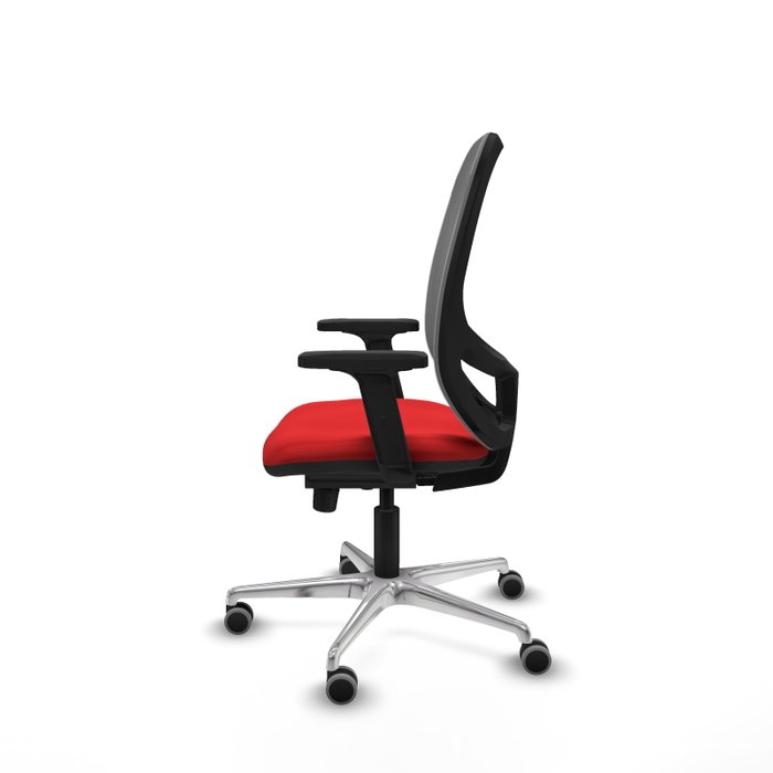 PIQUERAS Y CRESPO Silla de oficina Cilanco con mecanismo Sincro, Rojo y Gris PIQUERAS Y CRESPO Silla de oficina Cilanco con mecanismo Sincro, Rojo y Gris