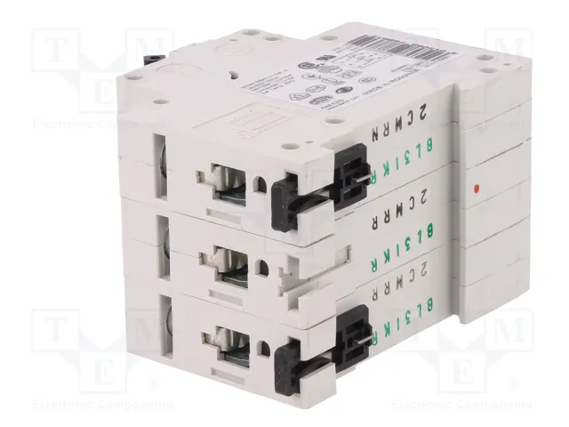 EATON ELECTRIC FAZ-C2/3 Interruptor Magnetotérmico de 3 Polos 2A 15kA EATON ELECTRIC FAZ-C2/3 Interruptor Magnetotérmico de 3 Polos 2A 15kA