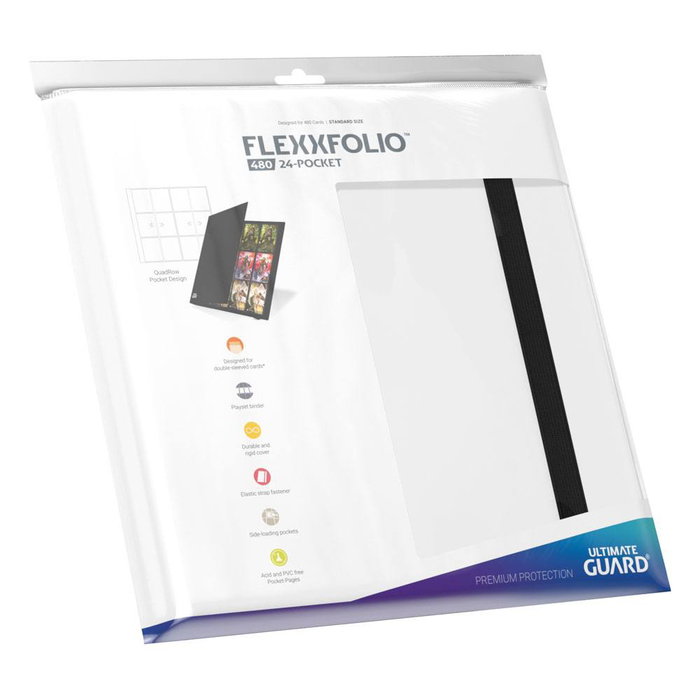 Ultimate Guard Flexxfolio 480 24-Pocket - White Ultimate Guard Flexxfolio 480 24-Pocket - White