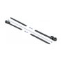 DeLOCK 18953 Brida de entrada paralela con ojal de fijación 400 x 7,6 mm negro