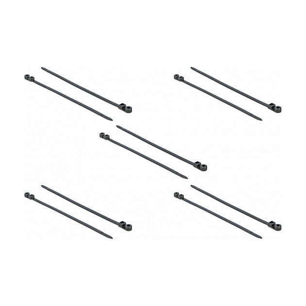 DeLOCK 18953 Brida de entrada paralela con ojal de fijación 400 x 7,6 mm negro DeLOCK 18953 Brida de entrada paralela con ojal de fijación 400 x 7,6 mm negro