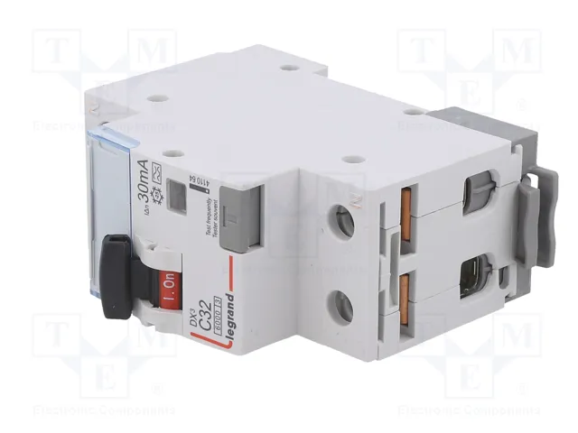 LEGRAND P310 DX RCBO 2 Polos 32A 30mA 400VAC