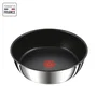 Tefal L973333502 Ingenio Preference Sautéuse 24 cm, acero inoxidable, no pista, manija vendida por separado, todas las luces que incluyen inducción,
