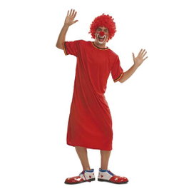 My Other Me Disfraz Payaso Rojo Camiseta Larga Talla Xxl
