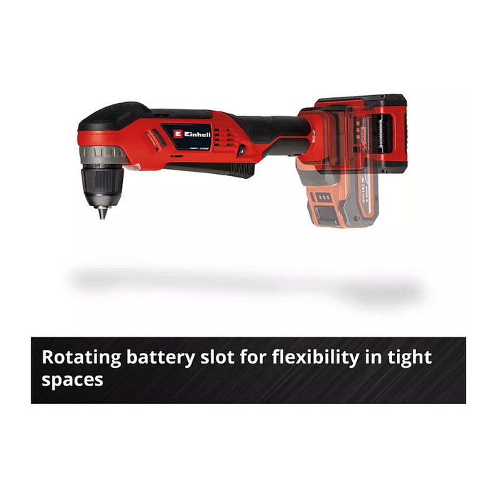Einhell Power X-Change TE-AD 18 Li Atornillador angular de 18V (Solo)