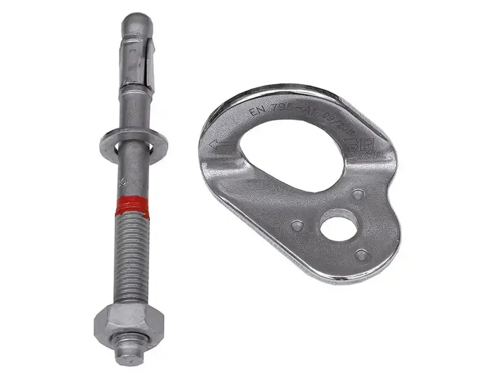 Safetop Set de Anclaje Permanente con Tornillo Métrica 12, 30 kN, 38x125x40 mm, 6 Tornillos Safetop Set de Anclaje Permanente con Tornillo Métrica 12, 30 kN, 38x125x40 mm, 6 Tornillos