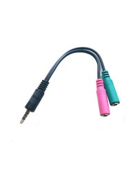 MicroConnect Cable Adaptador de Auriculares de Audio 0,20m para Smartphones, Teléfonos Móviles y Portátiles