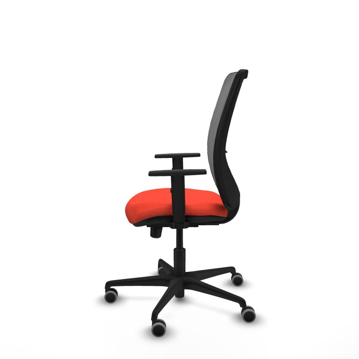 PIQUERAS Y CRESPO Silla de oficina Zulema con mecanismo Sincro/Traslack Naranja oscuro y Gris PIQUERAS Y CRESPO Silla de oficina Zulema con mecanismo Sincro/Traslack Naranja oscuro y Gris