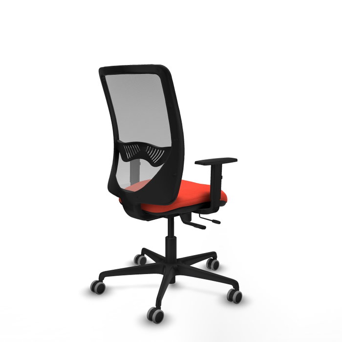 PIQUERAS Y CRESPO Silla de oficina Zulema con mecanismo Sincro/Traslack Naranja oscuro y Gris PIQUERAS Y CRESPO Silla de oficina Zulema con mecanismo Sincro/Traslack Naranja oscuro y Gris