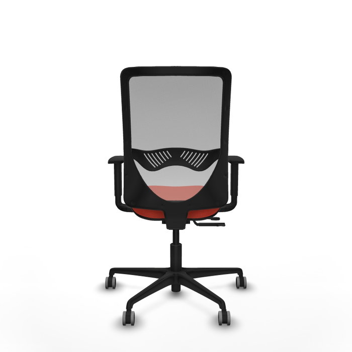 PIQUERAS Y CRESPO Silla de oficina Zulema con mecanismo Sincro/Traslack Naranja oscuro y Gris PIQUERAS Y CRESPO Silla de oficina Zulema con mecanismo Sincro/Traslack Naranja oscuro y Gris