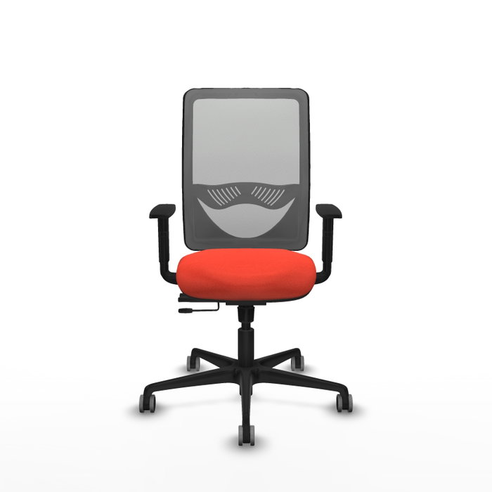 PIQUERAS Y CRESPO Silla de oficina Zulema con mecanismo Sincro/Traslack Naranja oscuro y Gris PIQUERAS Y CRESPO Silla de oficina Zulema con mecanismo Sincro/Traslack Naranja oscuro y Gris