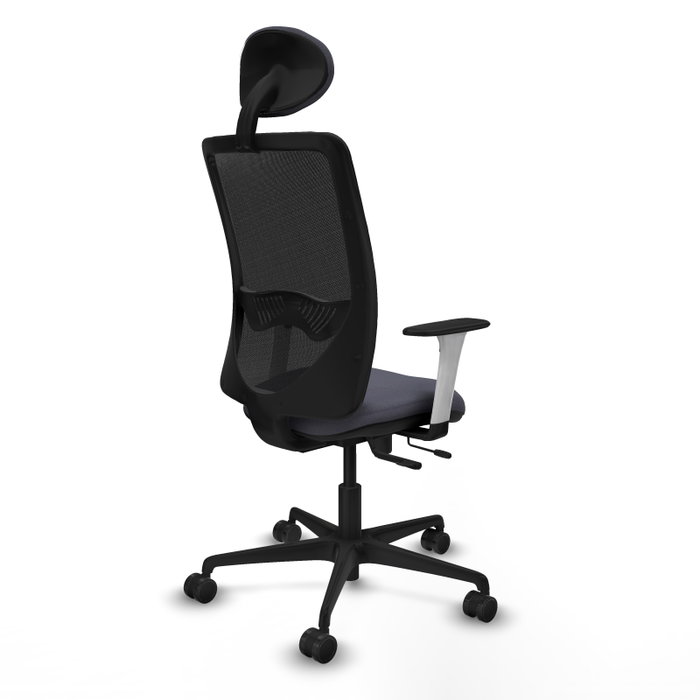 PIQUERAS Y CRESPO Silla de oficina Zulema Gris oscuro y Negro PIQUERAS Y CRESPO Silla de oficina Zulema Gris oscuro y Negro
