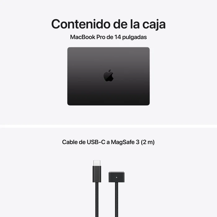 Apple MacBook Pro 14 Pulgadas M5 Pro 24GB 2TB SSD Negro Espacial Apple MacBook Pro 14 Pulgadas M5 Pro 24GB 2TB SSD Negro Espacial