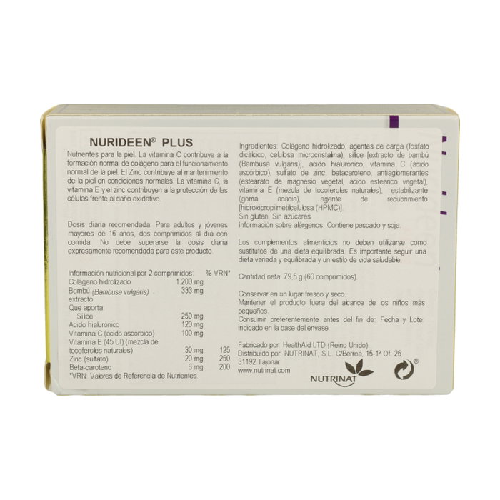 Health Aid Nurideen Plus 60 comprimidos Health Aid Nurideen Plus 60 comprimidos