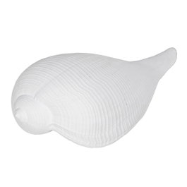 Ixia Figura Caracola Blanco Resina Decoración 15 x 7 x 5 cm Set de 4