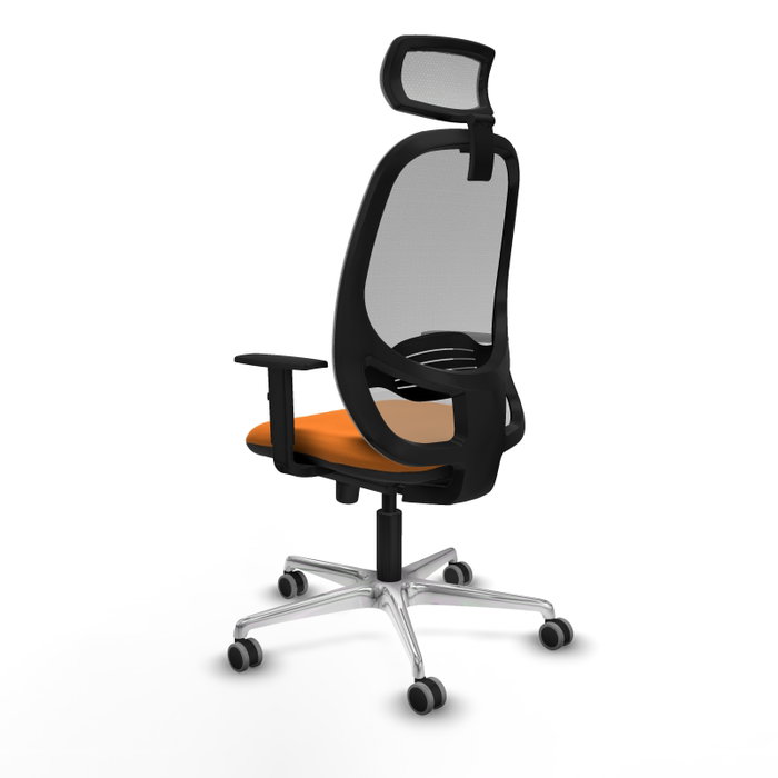 PIQUERAS Y CRESPO Silla de oficina Cilanco Naranja y Gris