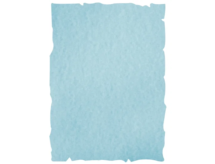 Liderpapel Papel Pergamino con Bordes A4 240gr Azul Pack 10 Hojas