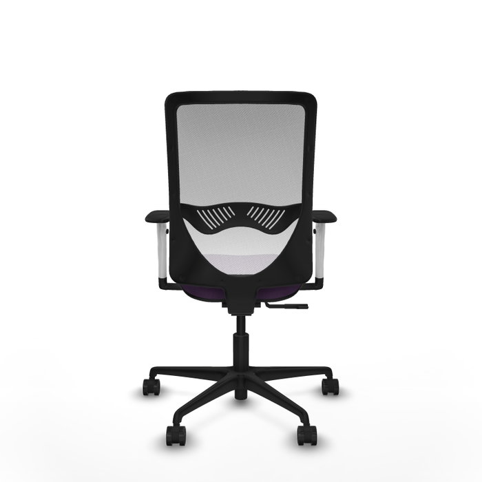 PIQUERAS Y CRESPO Silla de oficina Zulema con mecanismo Sincro, Morado y Blanco PIQUERAS Y CRESPO Silla de oficina Zulema con mecanismo Sincro, Morado y Blanco