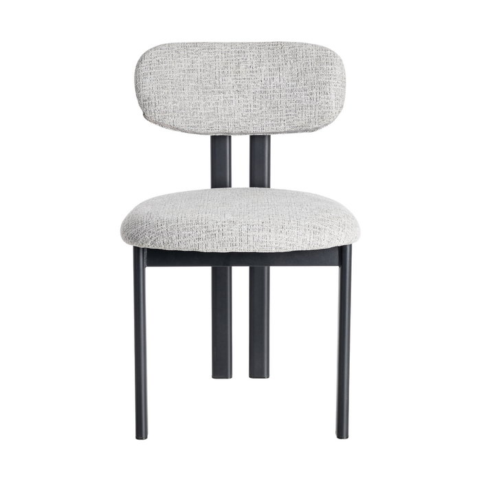 Silla Gris Tejido-Metal 50 X 47 X 81 cm (Set de 2)