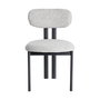 Silla Gris Tejido-Metal 50 X 47 X 81 cm (Set de 2)