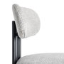 Silla Gris Tejido-Metal 50 X 47 X 81 cm (Set de 2)