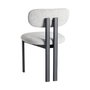 Silla Gris Tejido-Metal 50 X 47 X 81 cm (Set de 2)