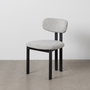 Silla Gris Tejido-Metal 50 X 47 X 81 cm (Set de 2)