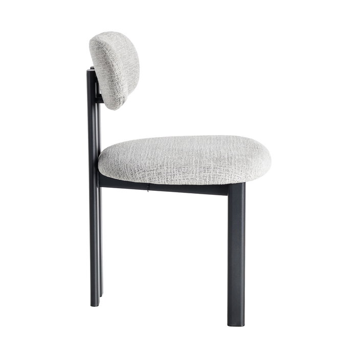 Silla Gris Tejido-Metal 50 X 47 X 81 cm (Set de 2)