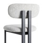 Silla Gris Tejido-Metal 50 X 47 X 81 cm (Set de 2)