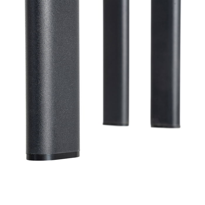 Silla Gris Tejido-Metal 50 X 47 X 81 cm (Set de 2)