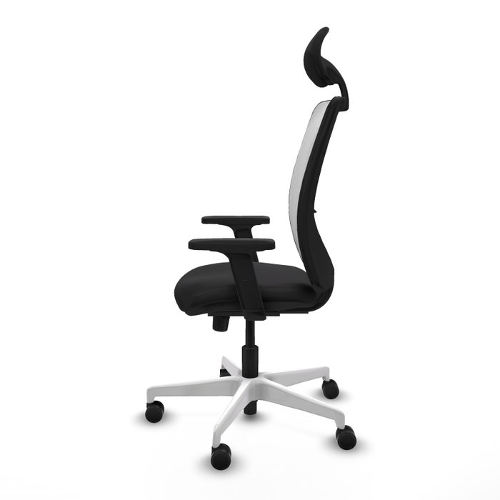 PIQUERAS Y CRESPO Silla de oficina Zulema con mecanismo Sincro, Negro y Blanco PIQUERAS Y CRESPO Silla de oficina Zulema con mecanismo Sincro, Negro y Blanco