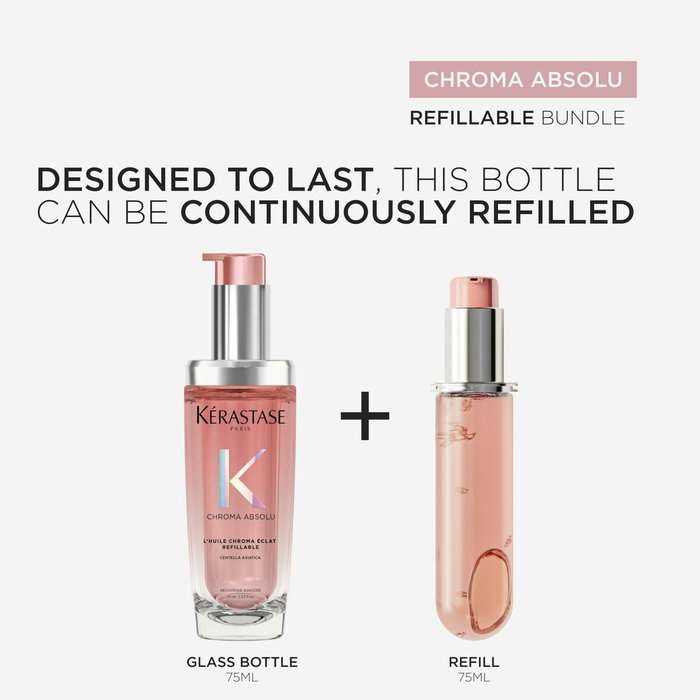 Kérastase Chroma Absolu Aceite Sublimador Radiante Recargable 75 ml Kérastase Chroma Absolu Aceite Sublimador Radiante Recargable 75 ml