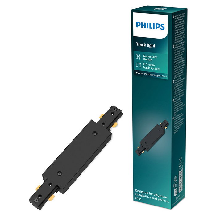 Philips Easylink Fuente de Alimentación Doble para Sistema de Rieles 220-240V 50/60Hz 8A Máx. 1800W Negro