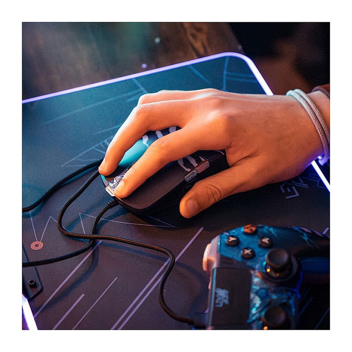 LEXIP Kakashi Mouse Design by Tsume - Ratón Óptico Gaming Naruto Shippuden, 12000 DPI, 12 Botones Programables, USB, para Mano Derecha, Multicolor