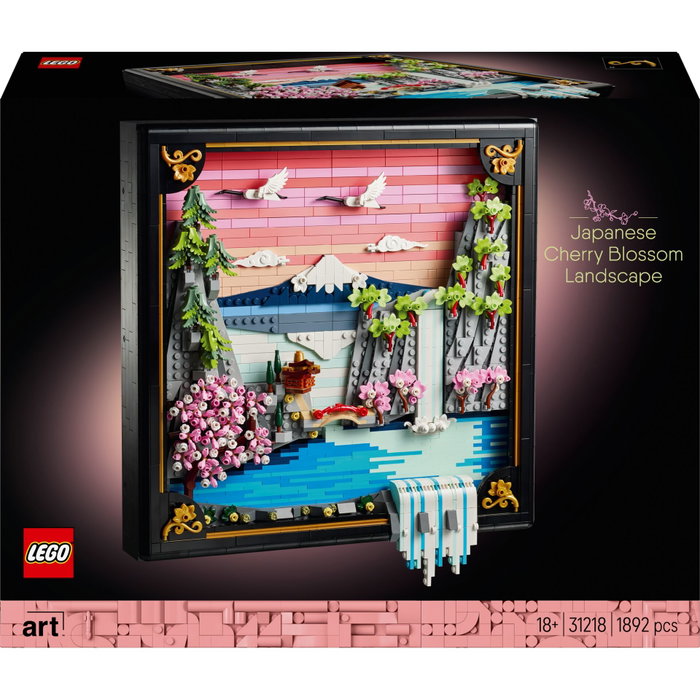 LEGO Art Paisaje Japonés con Cerezos en Flor 31218